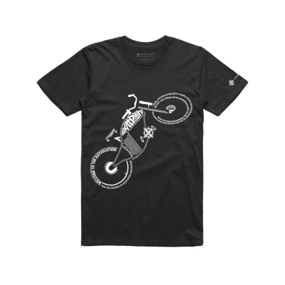 CRUZER GRAPHIC BLACK T-SHIRT