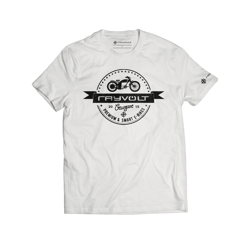 CRUZER STAMP WHITE T-SHIRT